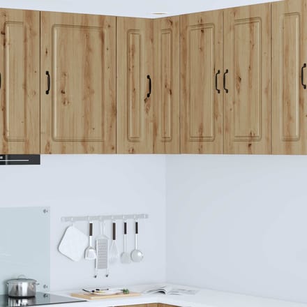 vidaXL - Vaatwasserpaneel - Kalmar - Artisan - Eiken - 57 - x - 57 - x - 80 - cm