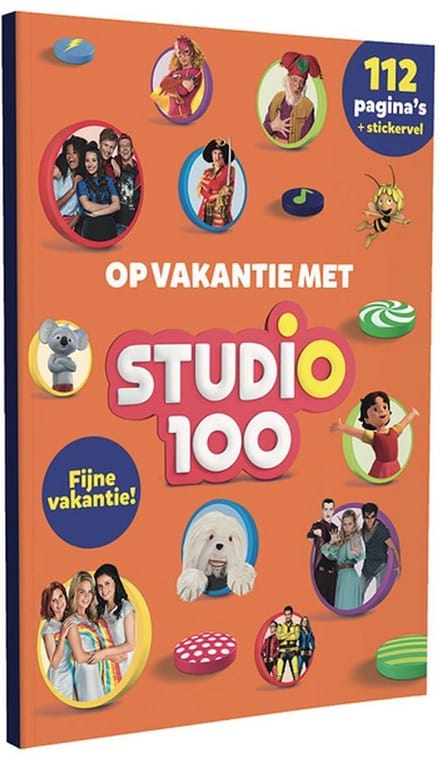Op vakantie met Studio 100 - vakantieboek - 112 pagina's + stickervel
