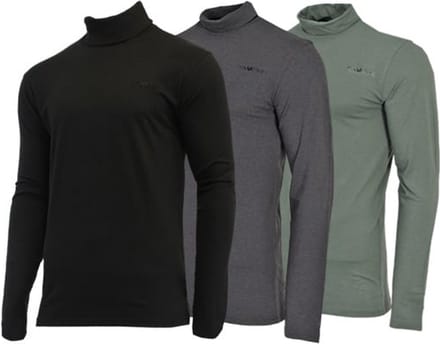 3-Pack Campri - Skipully - Wintersportpully - Heren - Black/Charcoal-marl/Jungle green (645) - maat L