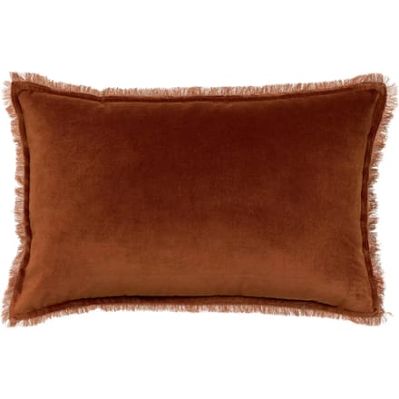 VIVARAISE - Effen kussen Fara Caramel 40 x 65