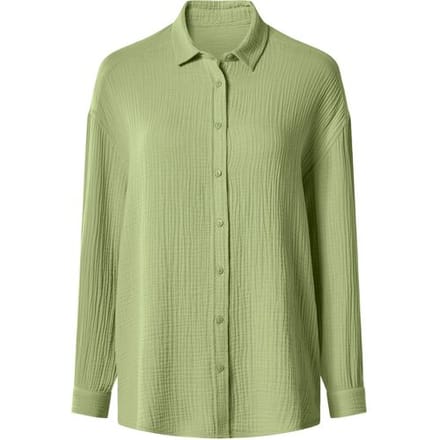 ESMARA Dames mousseline blouse (groen, M (40/42))