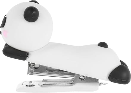 Mini Nietmachine - Kleine Nietmachine - Papier Organiseren - Schattig Panda Ontwerp - 9 x 7 x 4 cm - Multicolor