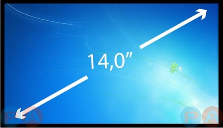 14.0 inch Laptop Scherm IPS EDP Slim 1920x1080 Full HD B140HAN02.1