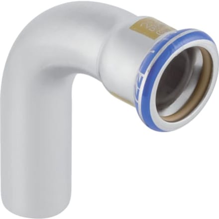 Geberit Mapress roestvrij staal bocht met insteekeinde (gas), DN 50, 34192