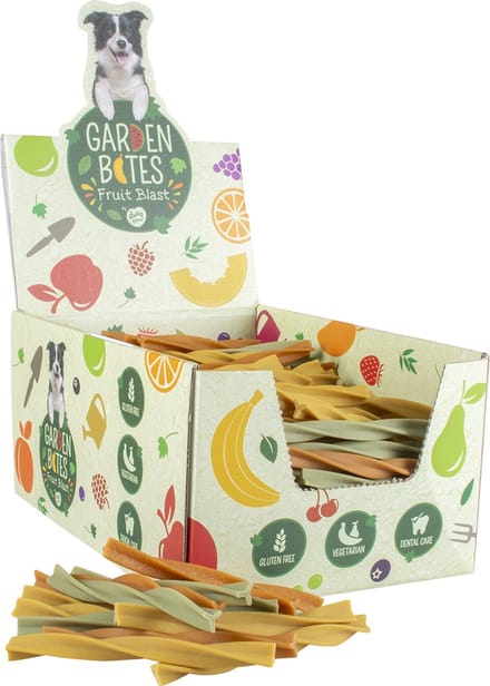 Garden Bites Fruity dental swirls 13cm - 324 stuks