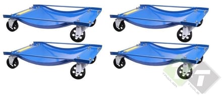 Wieldollieschalen 450 KG - Automover - movers - Auto mover - wiel dolley - dolly Set 4 stuks