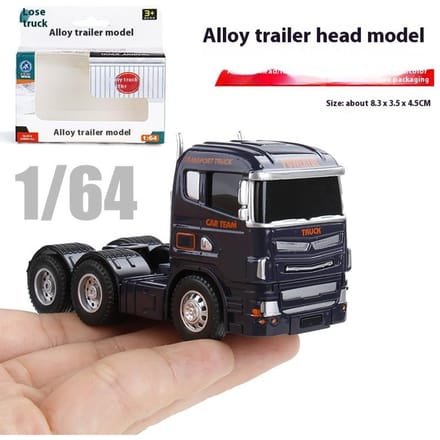 1:64 Serie Platte Trailers Wegenwacht Kit Technisch Voertuig Dubbeldeks Container Vrachtwagen Legering Diecast Auto Model Cadeau Voor Kinderen