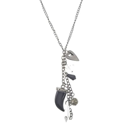 Behave® Ketting zwart met hanger – 42 cm