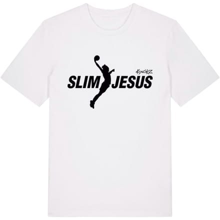 Kickz Duitsland Slim Jesus T-shirt wit T-shirt Wit