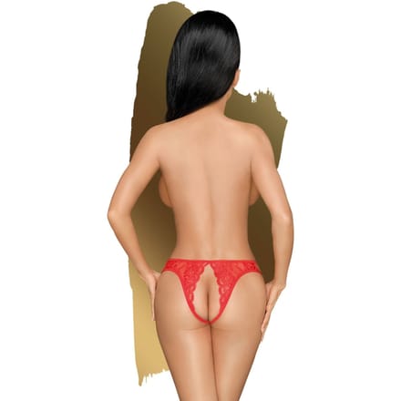 PENTHOUSE Naughty Valentine Open Panties Red