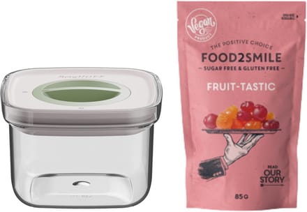 & FRIENDS | Food2Smile + Smart Seal 0.40L Fruit-tastic 85g - Transparant -