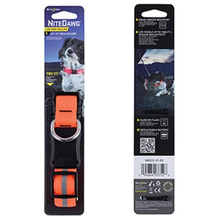 Nite Ize NiteDawg Halsband oranje S
