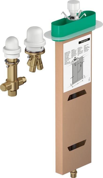 Hansgrohe SBox Inbouwdeel 3-g - eengreeps badrenmengkraan - groen