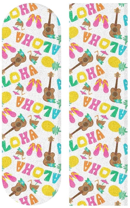 Skateboard Griptape - Deck Schuurpapier - Skateboarden - Anti-slip - Universeel - Aloha Gitaar