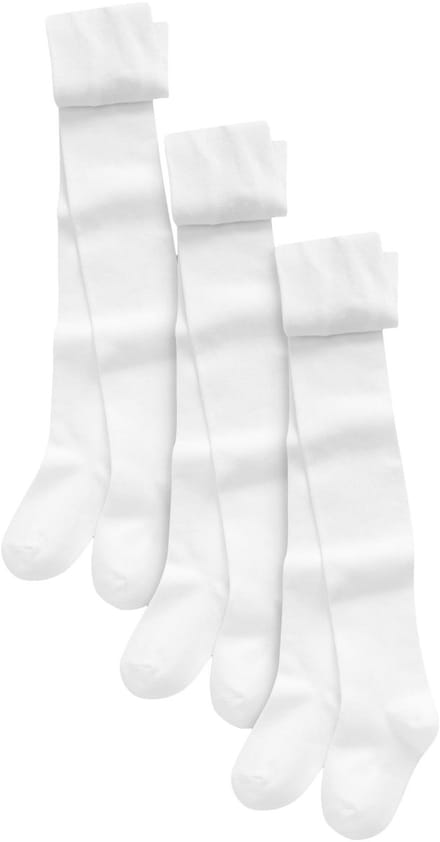 Next - Meisjes - Set van 3 katoenrijke schoolmaillots - Wit