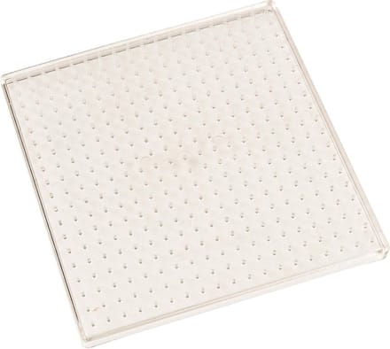 Kralenplank vierkant transparant - Educo