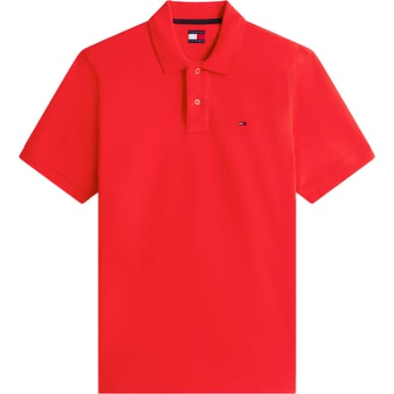 Tommy Hilfiger Tjm Regular Essential Polo Rapid Red Größe: S | Poloshirts Outlet | Herren | Rot