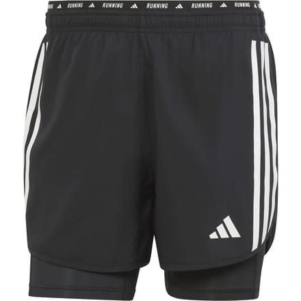 2 in 1 shorts adidas Own the Run 3 Stripes