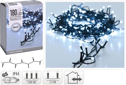 Wreath of LED Lights White 16,5 m