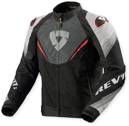 REV’IT! Quantum 3 Air Grijs Rood Motorjas - Maat M - Jas