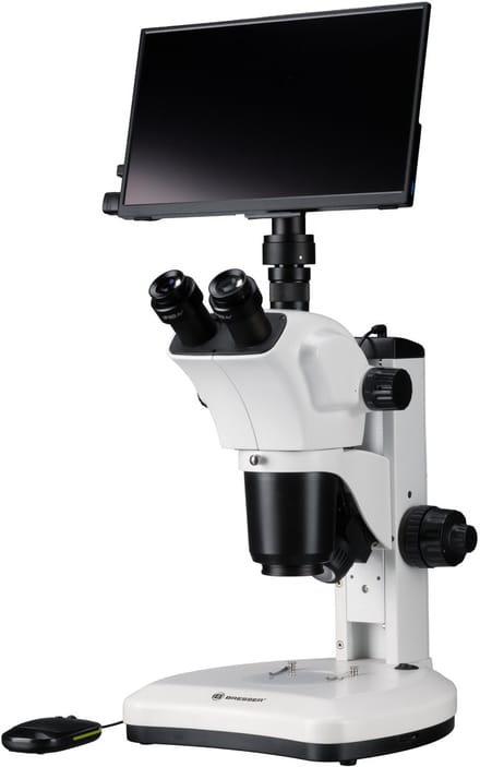 Bresser Microscoop - Science ETD-301 Trino - 7x -63x - Incl. MikroCam MINI Full HDMI en Full HD MINI HDMI Display
