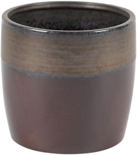 Rasteli Bloempot-Sierpot Bruin-Gemêleerd D 15.8 cm H 14,5 cm