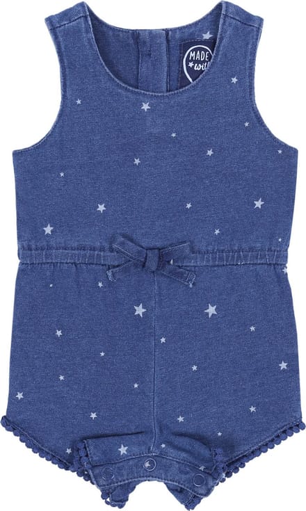 Denim jumpsuit/body in sterren