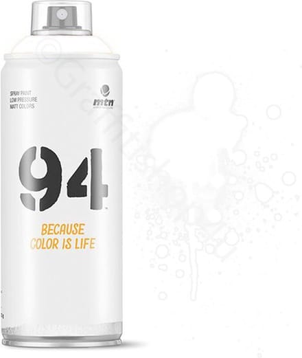 MTN94 Spuitbus Gebroken Wit - 400ml lage druk Matte afwerking