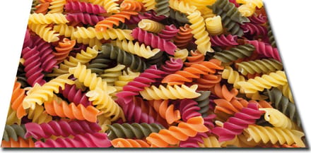 Papillon - Inductie Kookplaatbeschermer Fusili Pasta 73x52 cm - Polyester - Multicolor