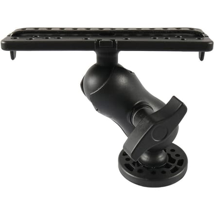 Fish Finder Montage Basis 360 graden Draaibare Verstelbare Fish Finder Rek Montagebeugel voor Boot Kano zwart