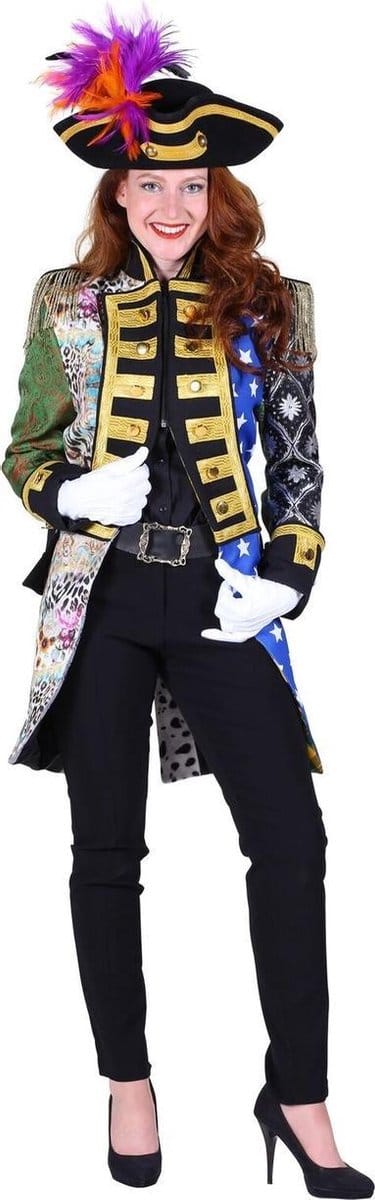 Dames patchwork slipjas model Napoleon | Maat 3XL