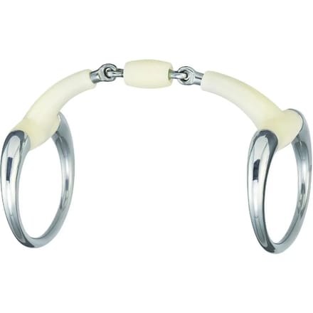 Dubbele schaar-olijvenbit voor paard Happy Mouth