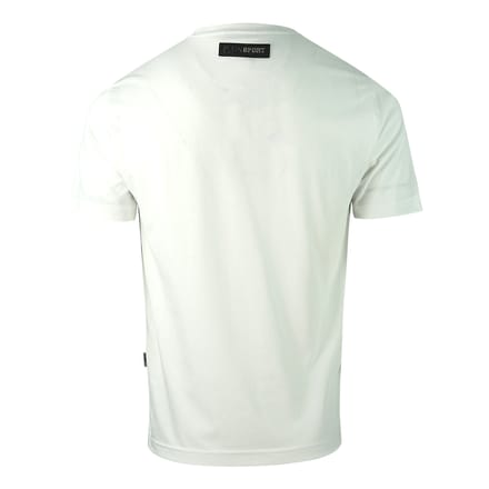Plein Sport Blok Logo Witte T-shirt