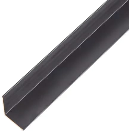 Alberts Hoekprofiel - Aluminium Zwart - 20x20x1mm 1m