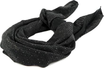 GUESS Sjaal Aveta Scarf 80x180 Black Zwart