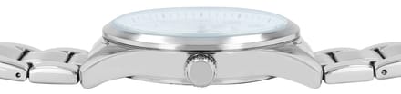 JUST WATCH herenhorloge roestvrij staal zilver, datumweergave