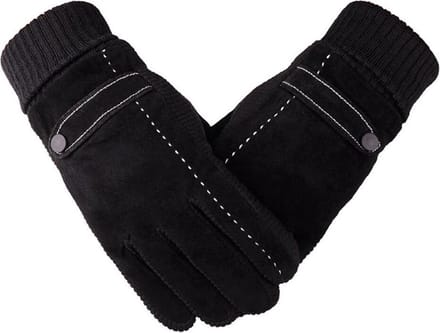 Touchscreen Handschoen - Zwart - One Size – Gevoerd