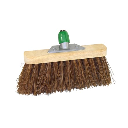Straatbezem Bassine Stalks 29 cm met steelhouder L