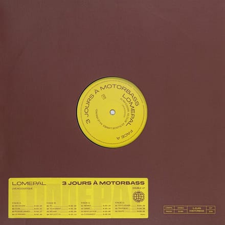 Lomepal - 3 Jours à Motorbass (2 LP)