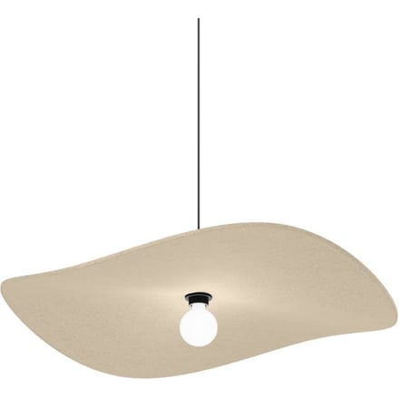 Wever & Ducré Lighting WEVER & DUCRÉ hanglamp Wave Soft 3.0, vilt, kalksteenkleurig
