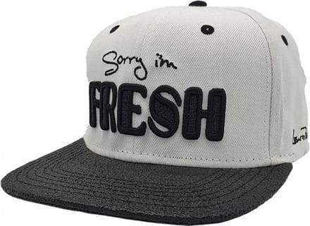 Lauren Rose - Sorry I Am Fresh - Snapback - One Size - Wit