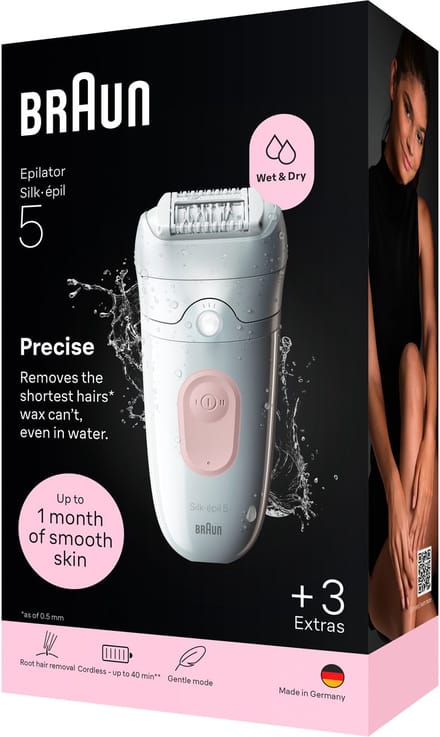 Braun Silk-epil 5 5-000 Wet & Dry Cordless Epilator