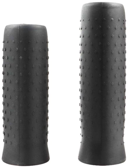 Dailygoods- Handgrepen voor E-scooter - Ergonomisch ontwerp - Zwart - Silicagel - 2 stuks - Comfort en grip