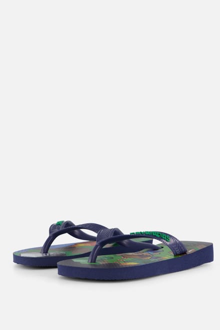 Havaianas Havaianas Minecraft Slippers blauw Rubber