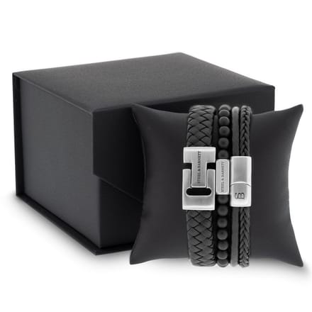 STEEL & BARNETT - Geschenkset Heren - Premium Set - Zwart - Maat M