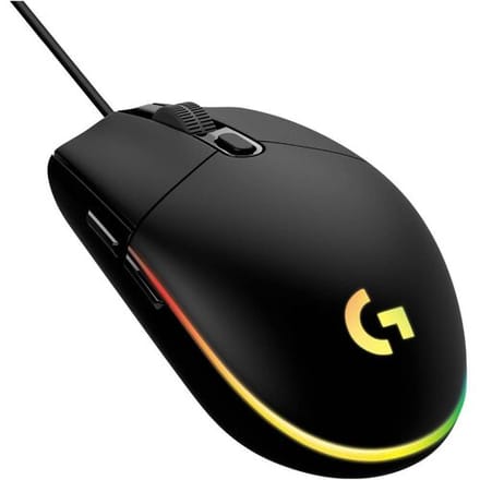Logitech G203 LIGHTSYNC - Zwart - Gaming muis - Optisch - 6 knoppen - Zwart met RGB-licht