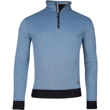 Baileys - Sweater met kraag - Mannen - 3XL - Blauw - Katoen - 513198