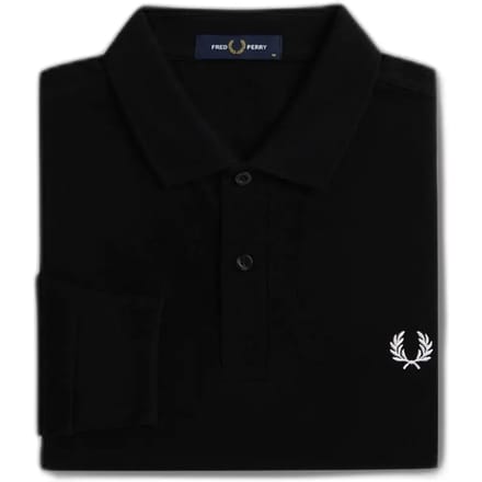 Fred Perry LS Plain Polo Heren - Maat S
