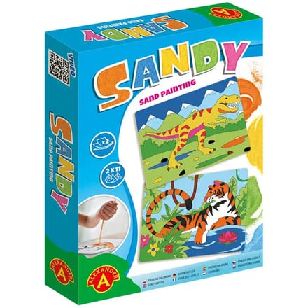 Dino's en tijgers fantasie spelletjes Sandy