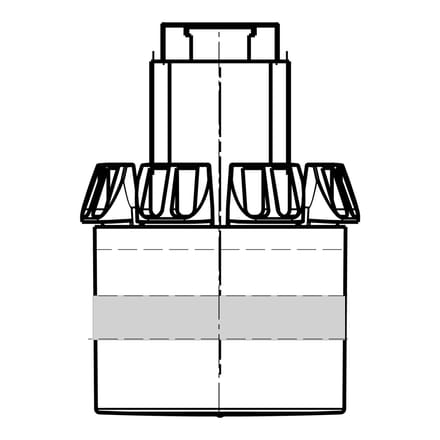 AEG knop, functies, inox, 10+0 140219781022